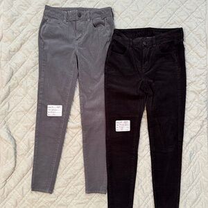 AE High-Rise Corduroy Jegging Pants Bundle – Size 0 Short